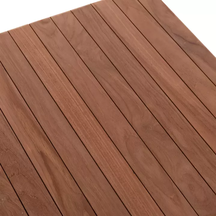 FOLDABLE SQUARE TABLE HEIDEL HM18121 TEAK WOOD--NATURAL COLOR 60x60x75Hcm.