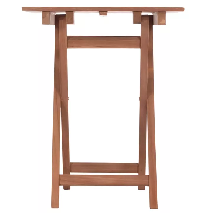 FOLDABLE SQUARE TABLE HEIDEL HM18121 TEAK WOOD--NATURAL COLOR 60x60x75Hcm.