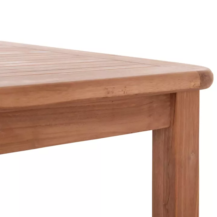 DINING TABLE SQUARE PRESSCOT HM18122 TEAK WOOD--NATURAL COLOR 80x80x76Hcm.