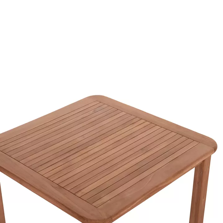 DINING TABLE SQUARE PRESSCOT HM18122 TEAK WOOD--NATURAL COLOR 80x80x76Hcm.