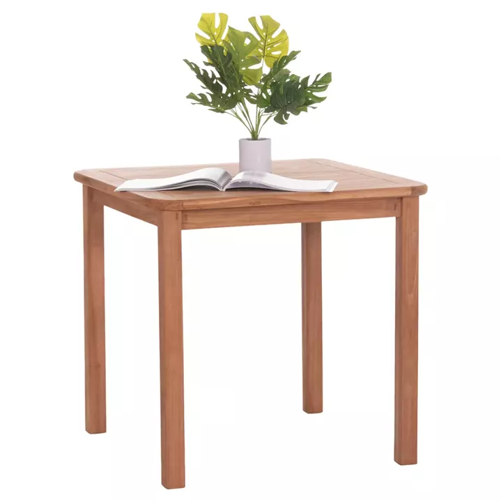 DINING TABLE SQUARE PRESSCOT HM18122 TEAK WOOD--NATURAL COLOR 80x80x76Hcm.