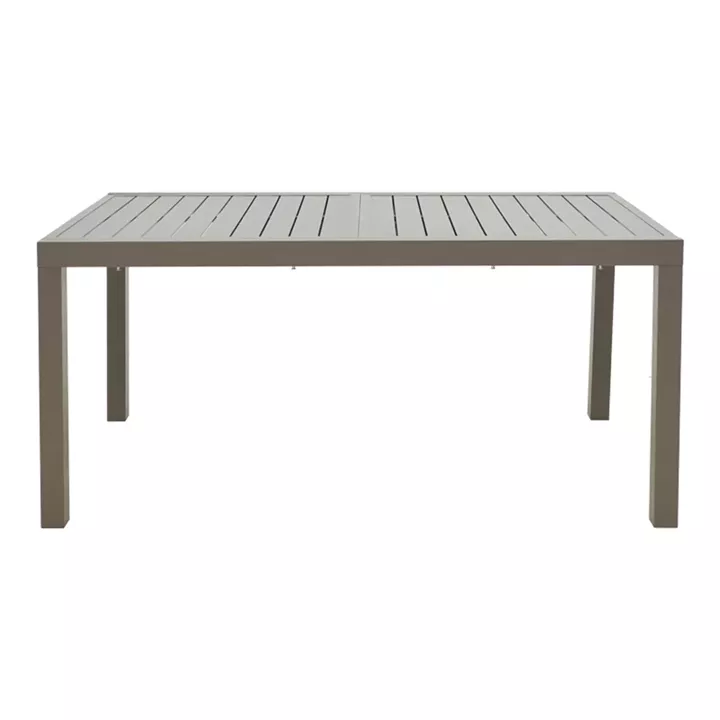 Extendable table Lafla pakoworld aluminum in champagne shade 160-240x100x75cm