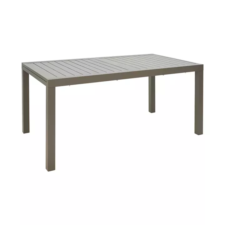 Extendable table Lafla pakoworld aluminum in champagne shade 160-240x100x75cm