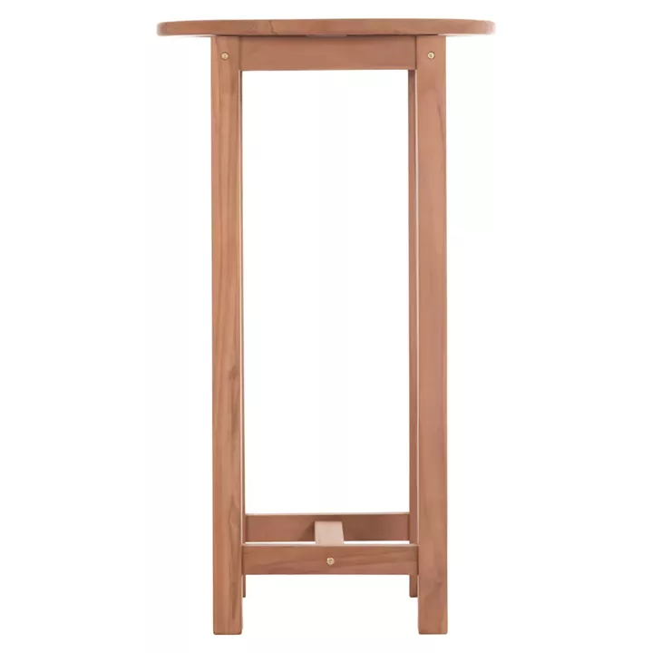 BAR STAND/TABLE ROUND PRESSCOT HM18114 TEAK WOOD--NATURAL COLOR Φ60x105Hcm.