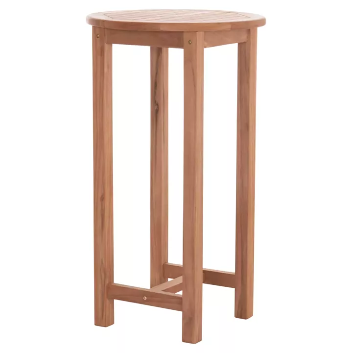 BAR STAND/TABLE ROUND PRESSCOT HM18114 TEAK WOOD--NATURAL COLOR Φ60x105Hcm.
