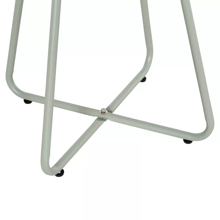 OUTDOOR LOUNGE SET 3PCS OREGO HM21107.06 ALUMINUM & METAL IN PISTACHIO GREEN COLOR
