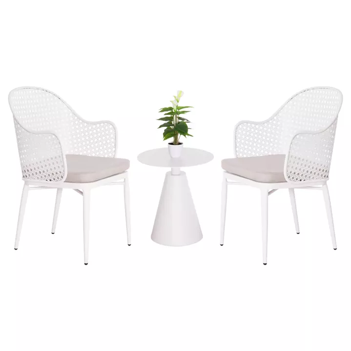 ΣΕΤ LOUNGE 3TMX ΕΞ.ΧΩΡΟΥ OREGO HM21106.02 ΑΛΟΥΜΙΝΙΟ ΣΕ ΛΕΥΚΟ