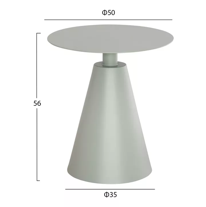 OUTDOOR LOUNGE SET 3PCS OREGO HM21106.06 ALUMINUM IN PISTACHIO GREEN COLOR