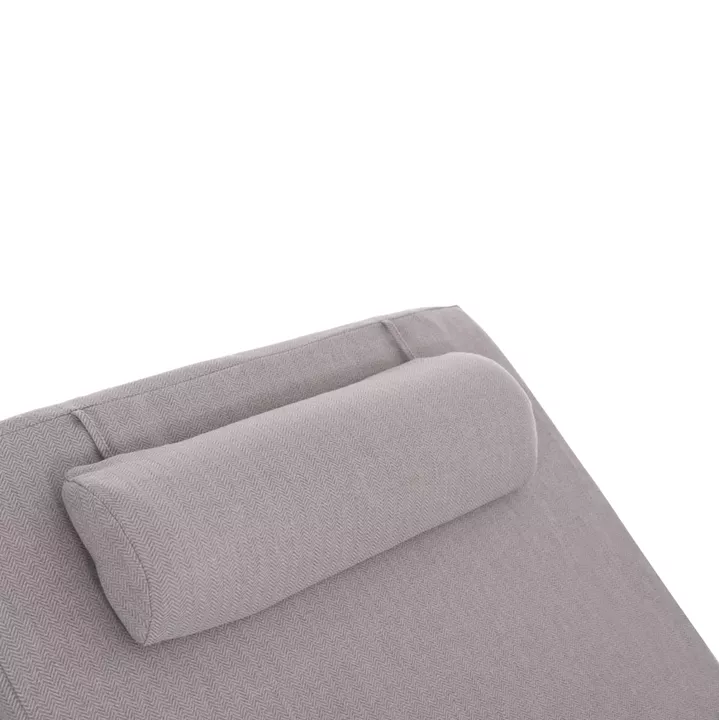SUNLOUNGER CUSHION KIHEI HM21094.01 OLEFIN IN LIGHT GREY WITH FOAM FILLING 198x70x20Hcm.