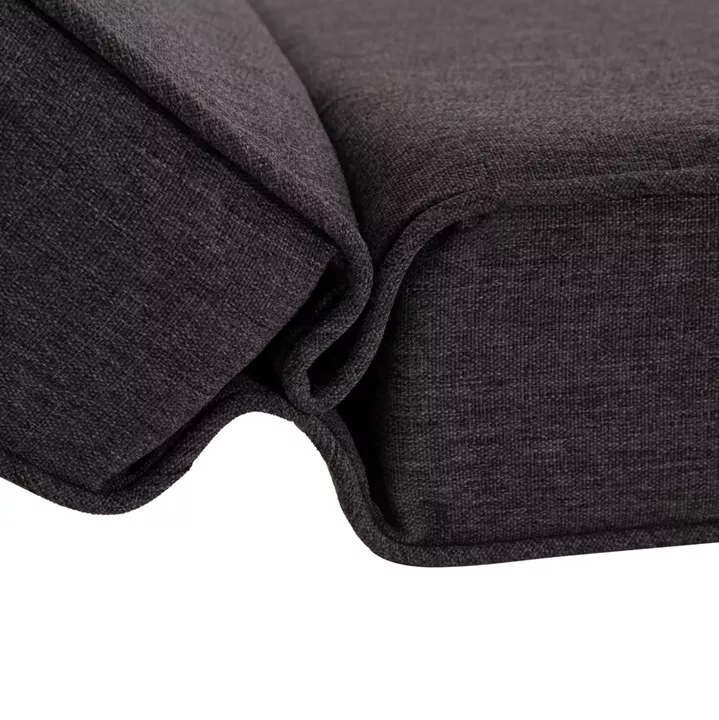 SUNLOUNGER CUSHION AKINO HM21095.02 OLEFIN IN DARK GREY WITH FOAM FILLING 190x70x10Hcm.