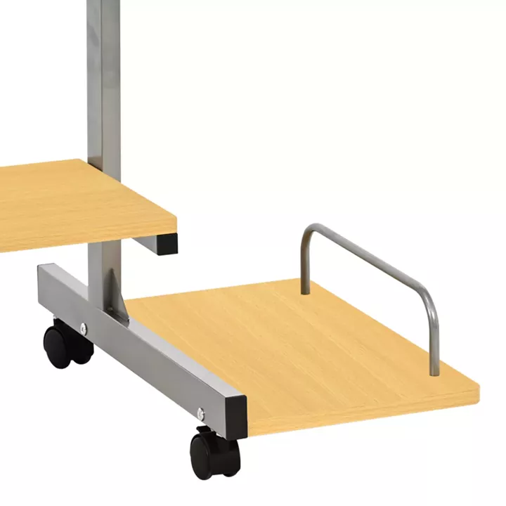 Computer desk Veronce pakoworld in natural color with metal skeleton 89x47x71cm