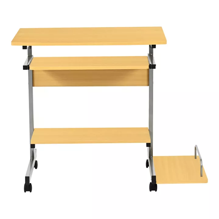 Computer desk Veronce pakoworld in natural color with metal skeleton 89x47x71cm