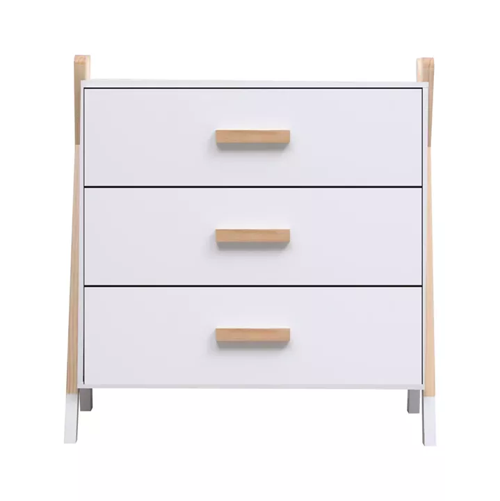 ΣΥΡΤΑΡΙΕΡΑ ΠΑΙΔΙΚH PASCHAL HM2493.03 ΜΕΛΑΜΙΝΗ-ΞΥΛΟ ΠΕΥΚΟΥ 76x40x80.5Υεκ