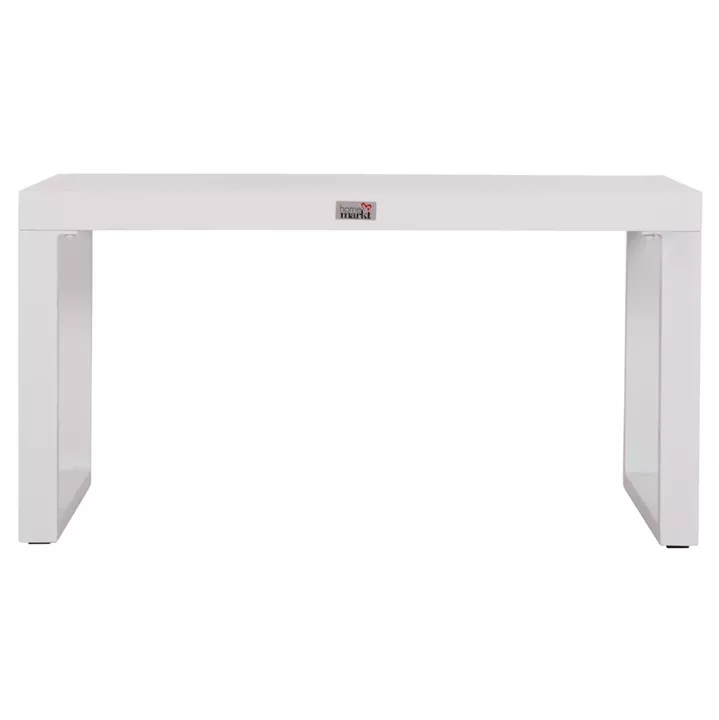 SUNLOUNGER SIDE TABLE SENTRY HM6275.01 ALUMINUM IN WHITE 87x43,5x45Hcm.