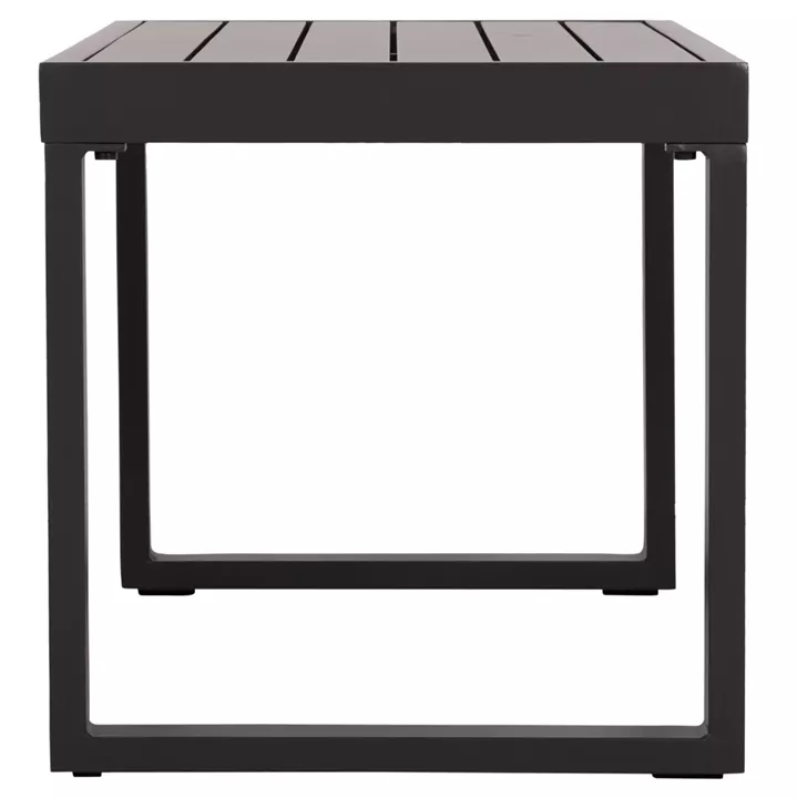 SUNLOUNGER SIDE TABLE SENTRY HM6275.03 ALUMINUM IN DARK GREY 87x43,5x45Hcm.