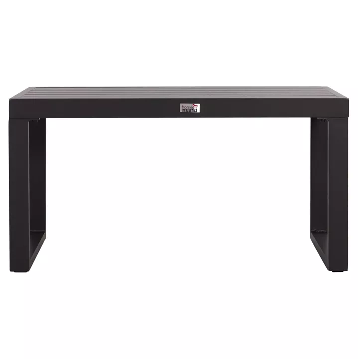 SUNLOUNGER SIDE TABLE SENTRY HM6275.03 ALUMINUM IN DARK GREY 87x43,5x45Hcm.
