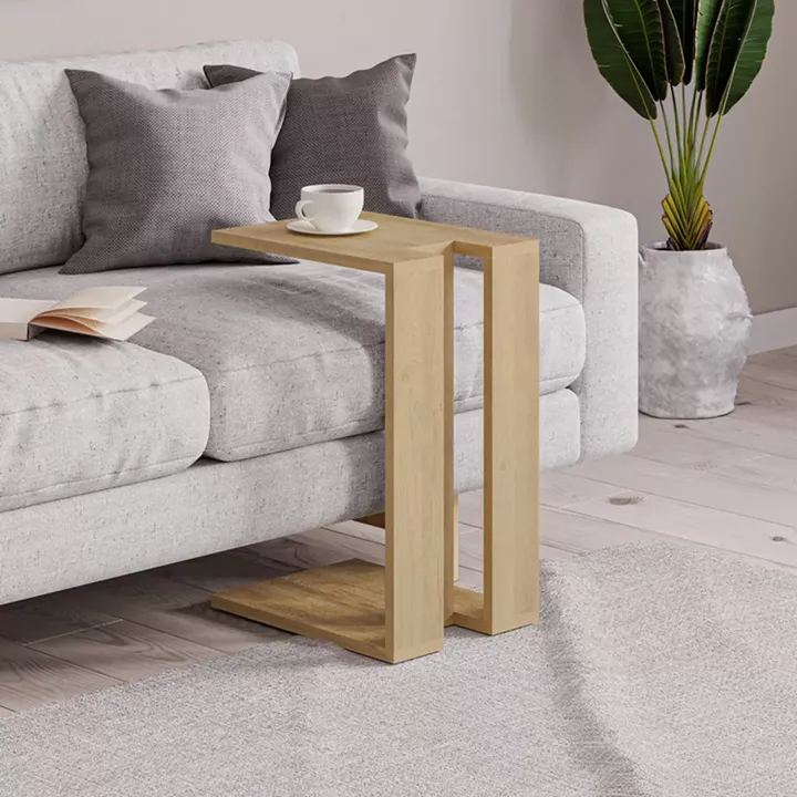 End table Muju pakoworld in natural color 40x30x57cm