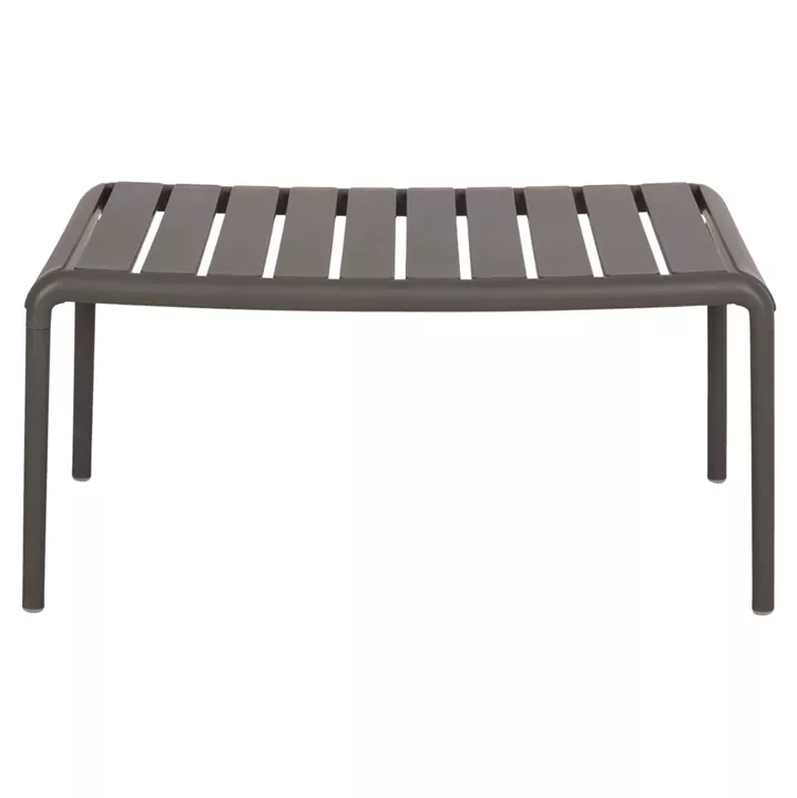 OUTDOOR COFFEE TABLE KORVER HM6334.05 POLYPROPYLENE IN DARK OLIVE 100x60x46Hcm.