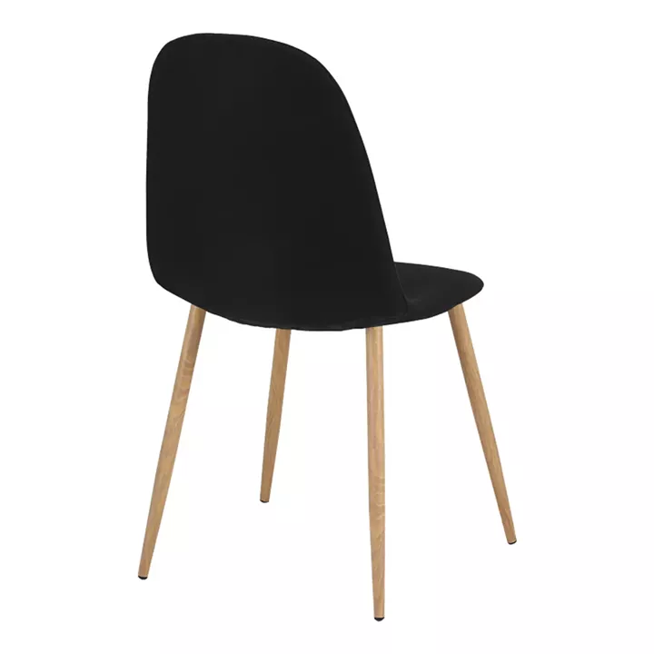 Dining table set of 5 pieces Manka-Bella pakoworld mdf in sonoma truffle color 110x80x70cm