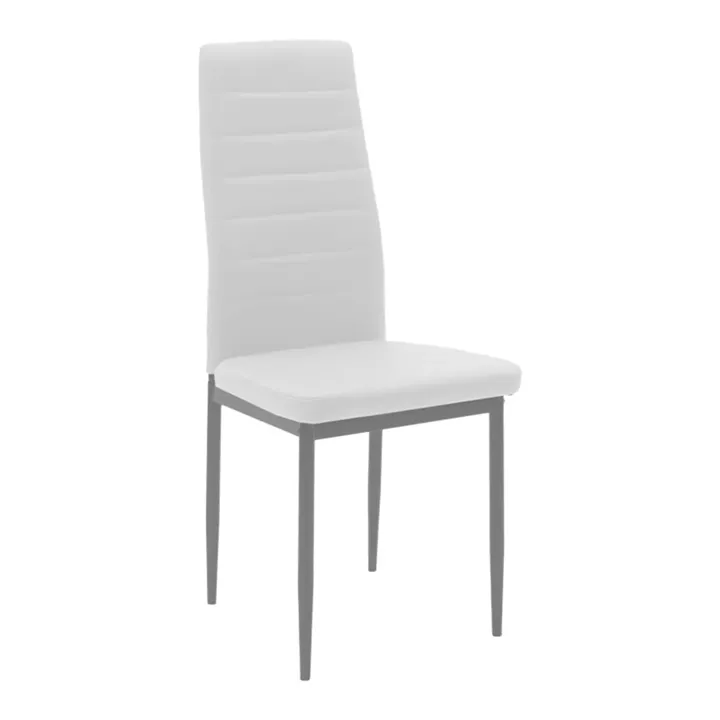 Julita-Parker dining table pakoworld set of 3 pcs MDF white-natural legs D60x73cm
