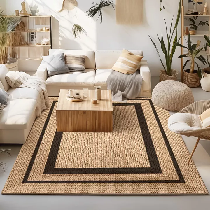 Beauty Home Χαλί Tropic Art 9138 200x250 Μπεζ,Μαύρο