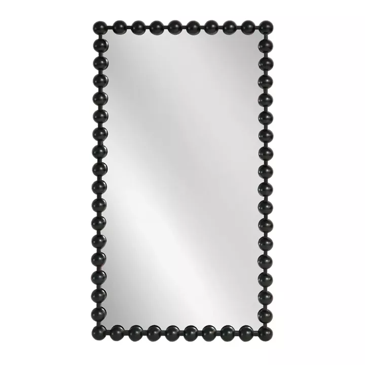Artekko Dia Μαύρος Μεταλλικός Καθρέπτης Τοίχου (60x4.5x110)cm