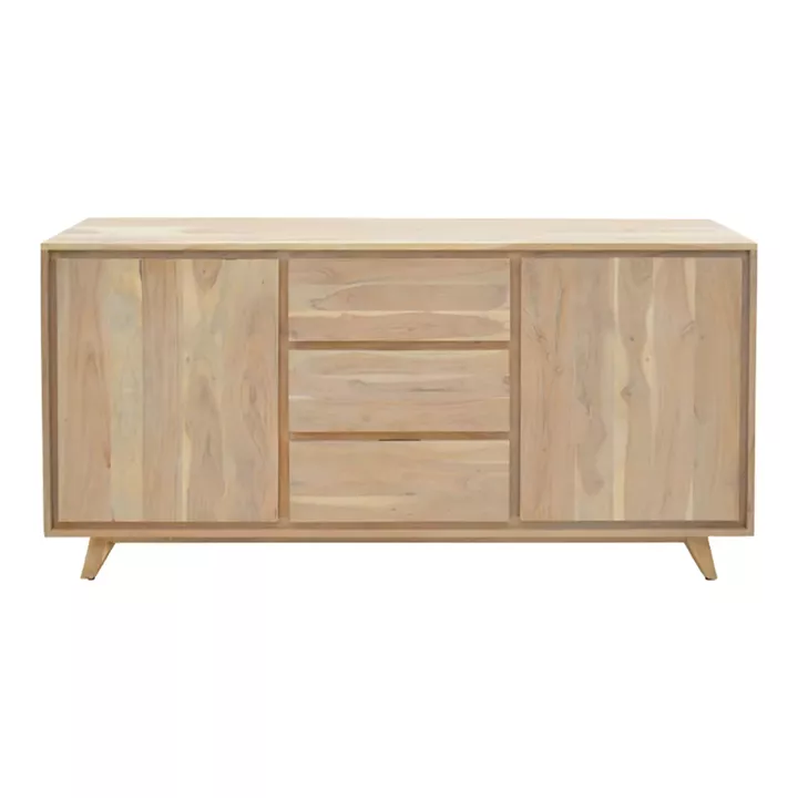 Emira pakoworld buffet, acacia wood in natural shade, 160x40x80cm