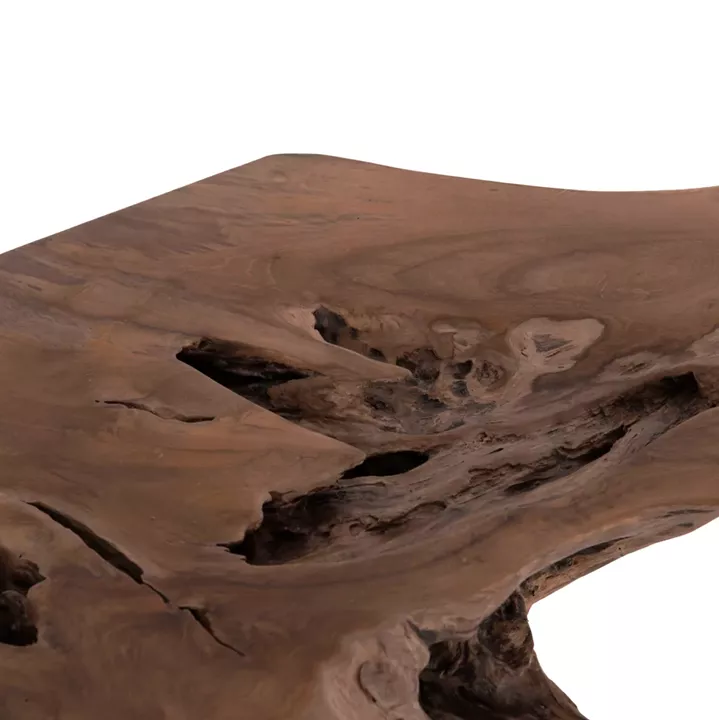 CONSOLE GRIMAL HM18298 TEAK WOOD (ROOT)--NATURAL COLOR 125x46x80Hcm.