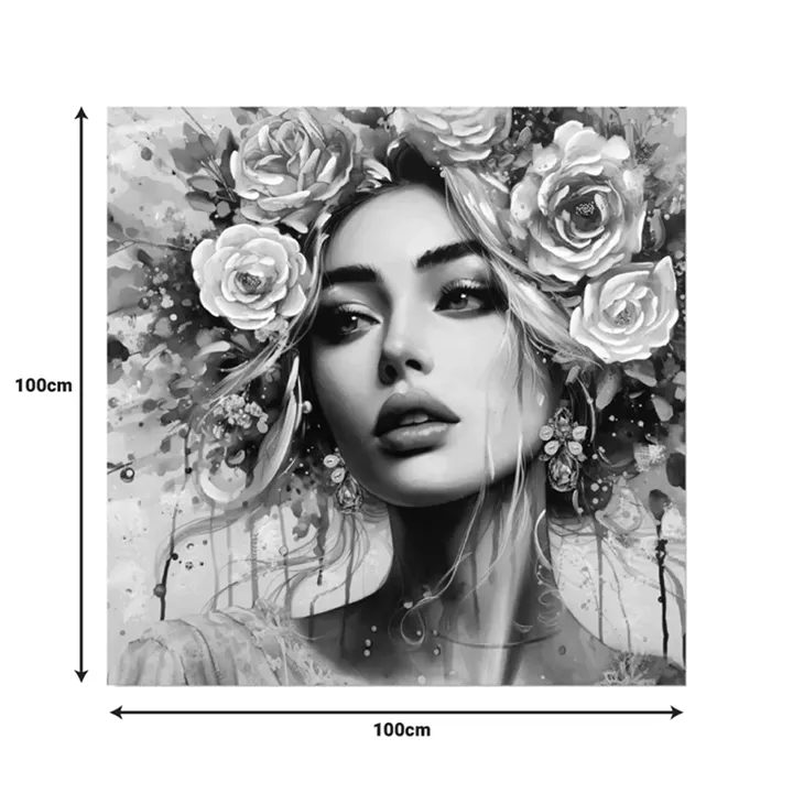 Canvas painting Prima Ι Inart 100x3x100cm