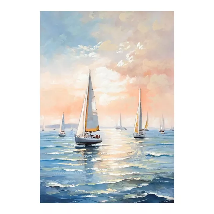 Canvas painting Sailsy I Inart 70x3x100cm