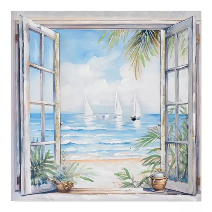 Canvas painting Deive Ι Inart 80x3x80cm