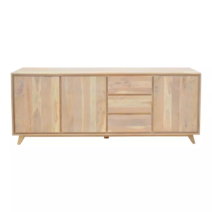 Emira pakoworld buffet, acacia wood in natural shade, 200x40x80cm