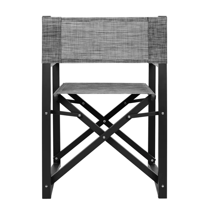 DIRECTOR'S CHAIR ALUMINUM DUPRE HM5094.01 GREY COLOR 57x48,5x85.5Hcm.