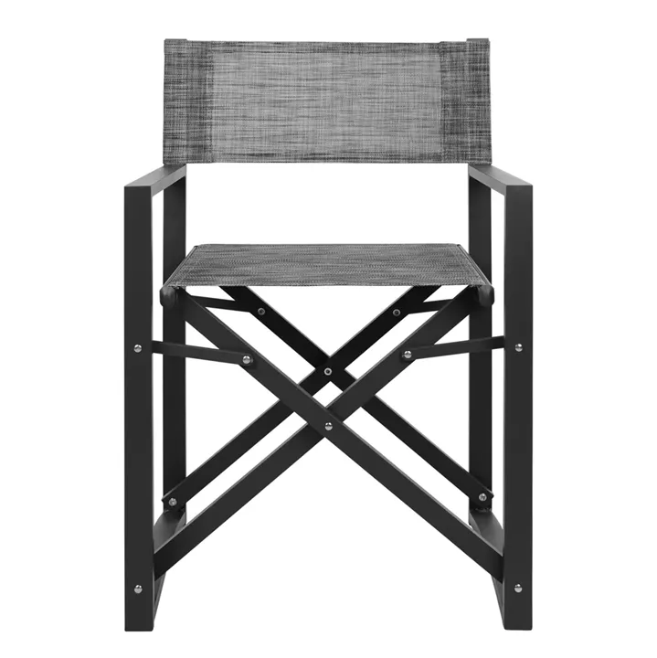 DIRECTOR'S CHAIR ALUMINUM DUPRE HM5094.01 GREY COLOR 57x48,5x85.5Hcm.