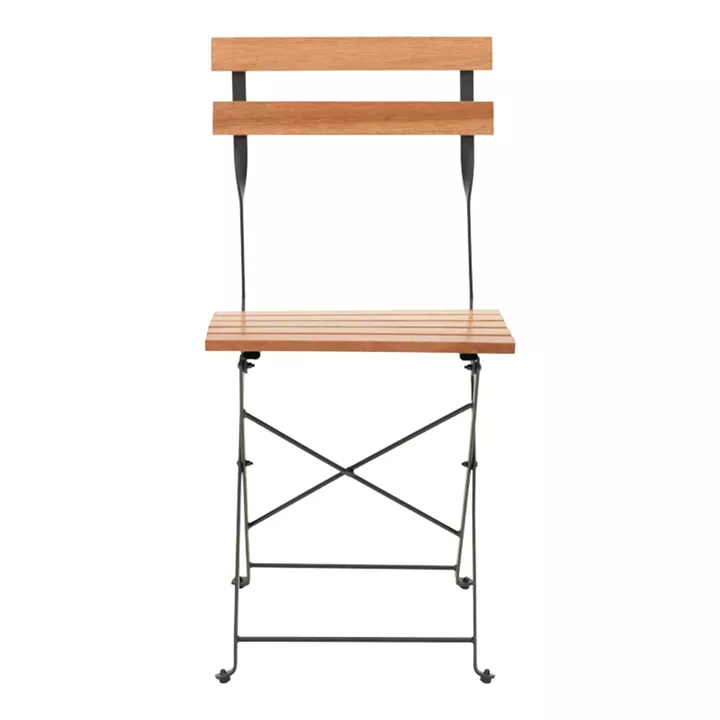 Dining table Pometia pakoworld set of 3 pieces wood-metal
