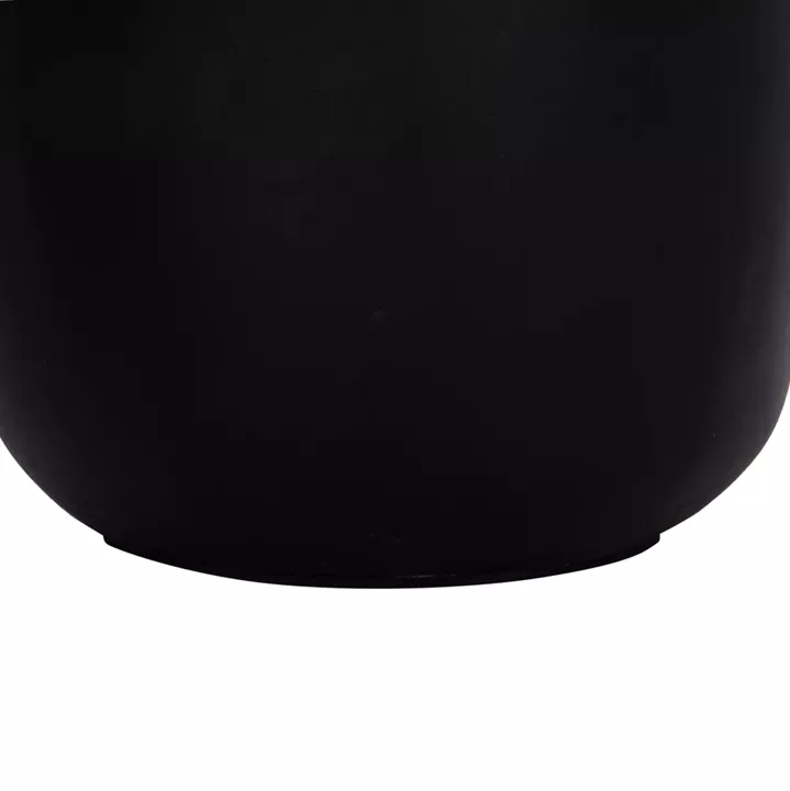 DECORATIVE TABLE VASE LENNOX HM4675.01S TERRACOTA IN BLACK--Φ18x33Hcm.