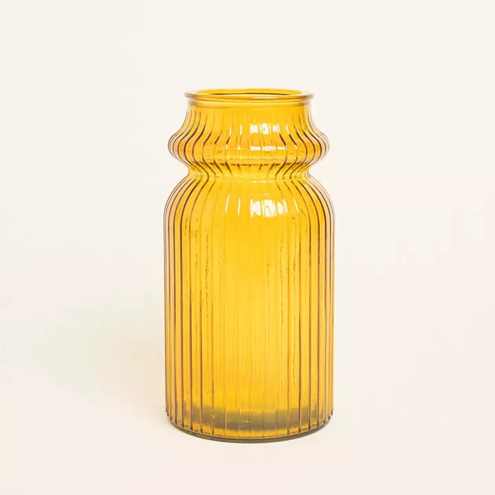 Beauty Home Γυάλινο Βάζο Ίριδα 28 CM