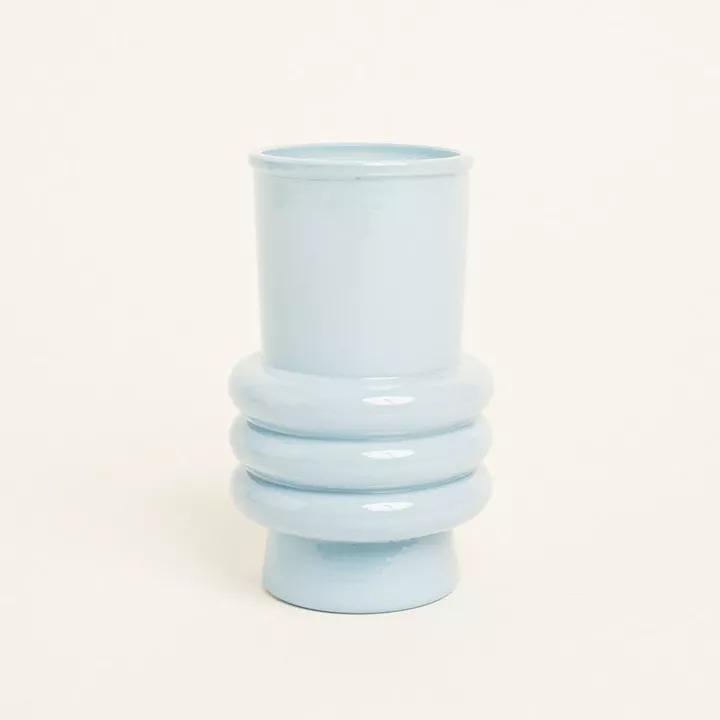 Beauty Home Γυάλινο Βάζο Ελάνη 17 CM