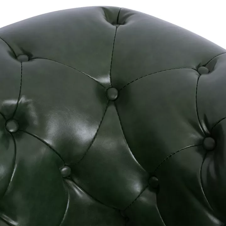 Sofa 2 seater T.Chesterfield HM3010.08 PU Cypress Green 150x90x72cm