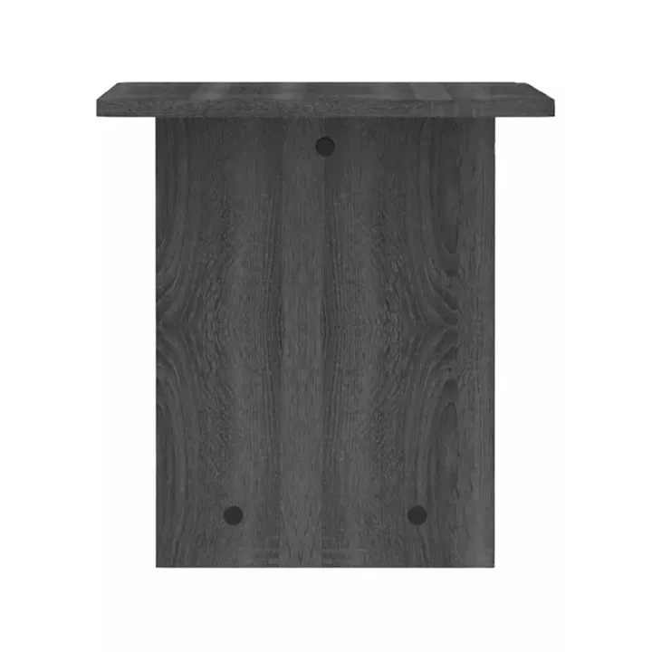 Τραπέζι Kumba pakoworld σε ανθρακί-wenge απόχρωση 80x40x42εκ