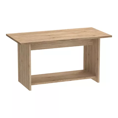 Τραπέζι Kumba pakoworld σε oak απόχρωση 80x40x42εκ