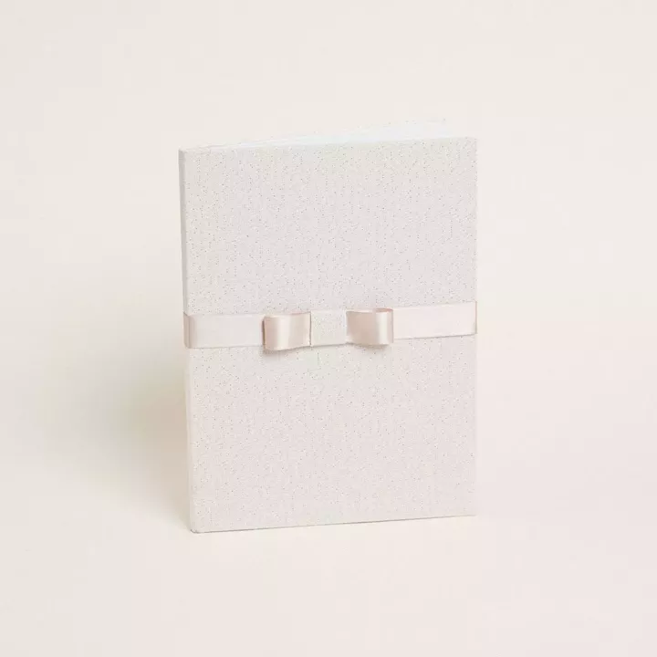 Beauty Home ΒΙΒΛΙΟ ΕΥΧΩΝ ΕΚΡΟΥ ΧΡΥΣΟ LUREX      