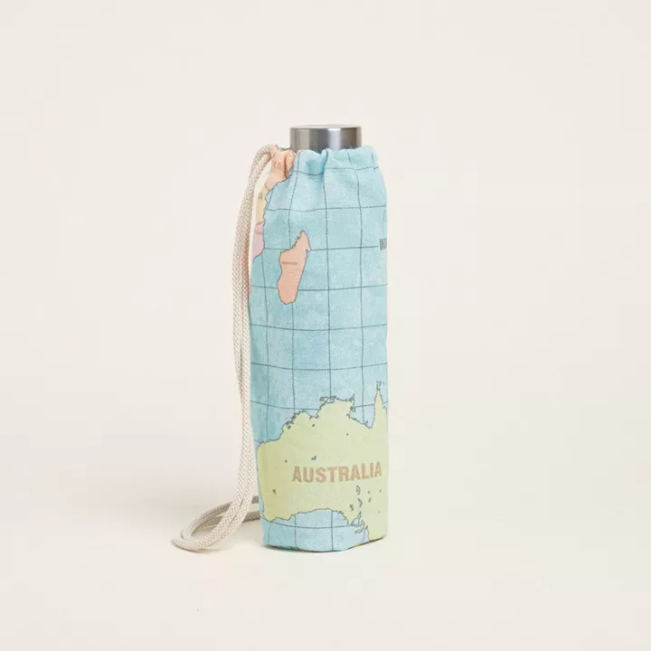 Beauty Home ΘΗΚΗ ΓΙΑ ΜΠΟΥΚΑΛΙ ΜΕ ΚΟΡΔΟΝΙ 22 x 12 cm ΧΑΡΤΗΣ ΕΓΧΡΩΜΟΣ