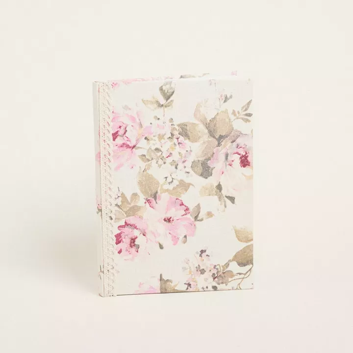 Beauty Home ΒΙΒΛΙΟ ΕΥΧΩΝ ΚΛΑΣΙΚΟ ΦΛΟΡΑΛ ΕΚΡΟΥ      