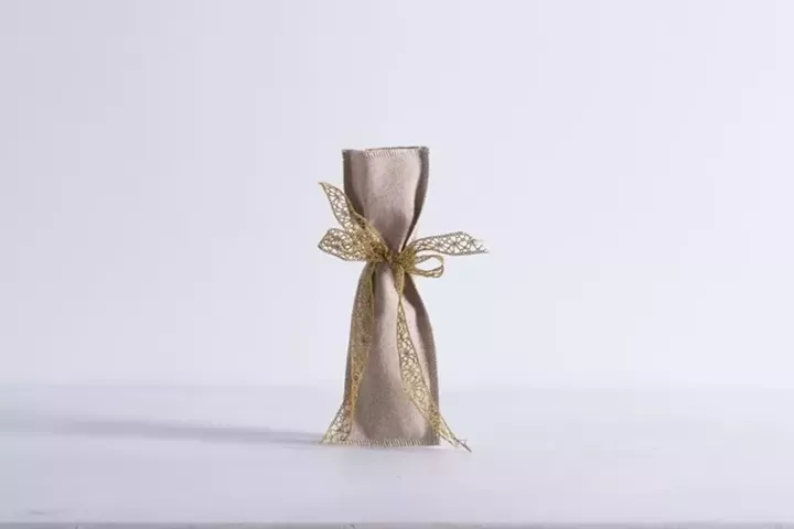 Beauty Home ΠΟΥΓΚΙ ΜΑΚΡΟΣΤΕΝΟ 6 x 19 cm -LUREX ΜΠΕΖ