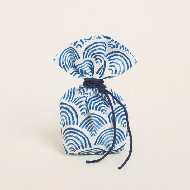 Beauty Home ΠΟΥΓΚΙ ΜΕ ΒΑΣΗ 8 x 12 cm ΜΠΛΕ ΚΥΜΑΤΑ