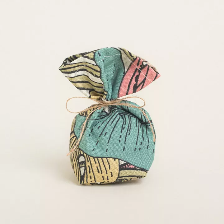 Beauty Home ΠΟΥΓΚΙ ΜΕ ΒΑΣΗ 8 x 12 cm ΤΡΟΠΙΚΟ ΠΑΣΤΕΛ