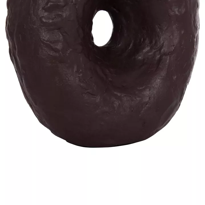 DECORATIVE TABLE VASE NAMENTIS HM4673.07S TERRACOTA IN CHOCOLATE COLOR--22x13x28Hcm.