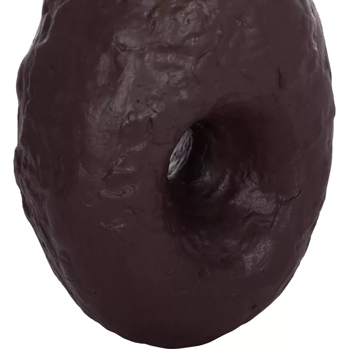 DECORATIVE TABLE VASE NAMENTIS HM4673.07S TERRACOTA IN CHOCOLATE COLOR--22x13x28Hcm.