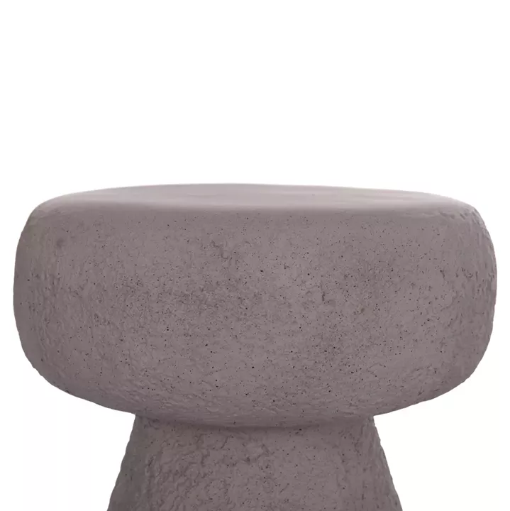 ΣΚΑΜΠΟ ΣΤΡΟΓΓΥΛΟ INTERON HM18171.03 FIBER CEMENT ΣΕ ΓΚΡΙ--Φ34x39Υεκ.
